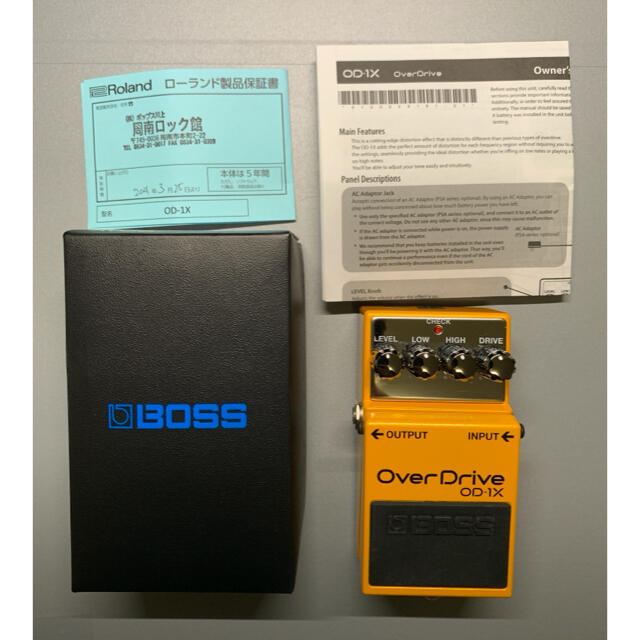 BOSS(ボス)の【美品】OD-1X OverDrive BOSS OD1X エフェクター 楽器のギター(エフェクター)の商品写真