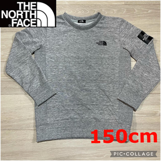 THE NORTH FACE(ザノースフェイス)のノースフェイス スクエアロゴクルー トレーナー NTJ61922 キッズ/ベビー/マタニティのキッズ服男の子用(90cm~)(ジャケット/上着)の商品写真