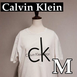 カルバンクライン(Calvin Klein)のカルバンクライン　ロゴTシャツ　M『お値下げしました』(Tシャツ/カットソー(半袖/袖なし))
