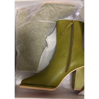 Ameri VINTAGE - お値下げ アメリSEAMLESS LITTLE SQUARE BOOTSの通販 ...