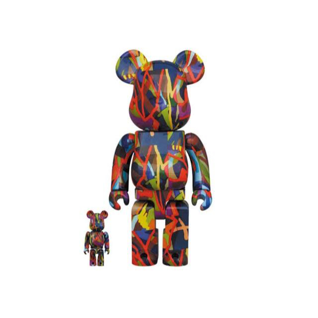 MEDICOM TOY(メディコムトイ)の◉送料込◉BE@RBRICK KAWS TENSION 100% & 400% エンタメ/ホビーのフィギュア(その他)の商品写真