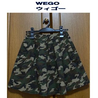 ウィゴー(WEGO)のWEGO(ウィゴー) 迷彩柄フレアースカート(ミニスカート)