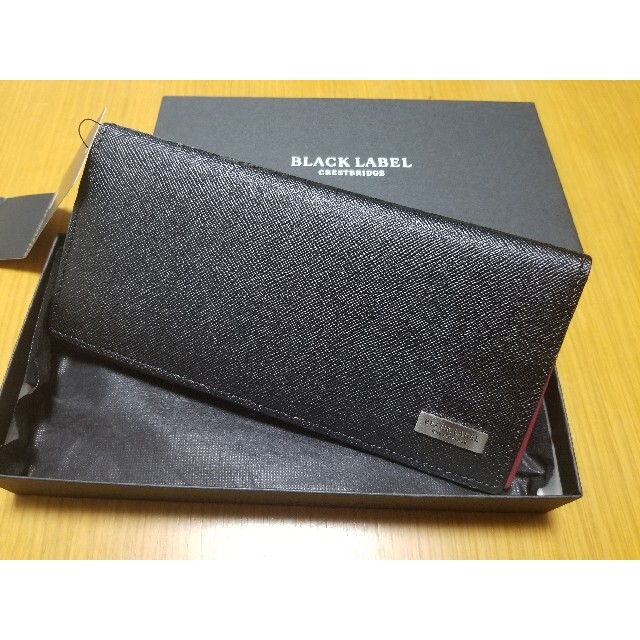 BLACK LABEL CRESTBRIDGE(ブラックレーベルクレストブリッジ)の【新品】ブラックレーベルクレストブリッジ　長財布　ウォレット　バーバリー　牛革 メンズのファッション小物(長財布)の商品写真