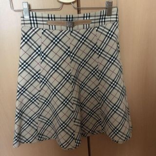 バーバリー(BURBERRY)のバーバリーブルーレーベル チェックスカート♡(ひざ丈スカート)