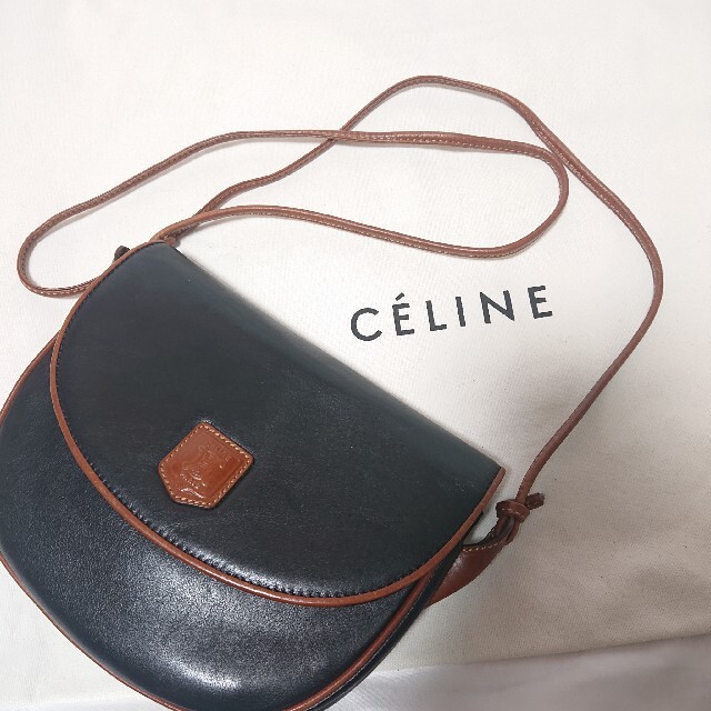 CELINE ショルダーバッグ レザー