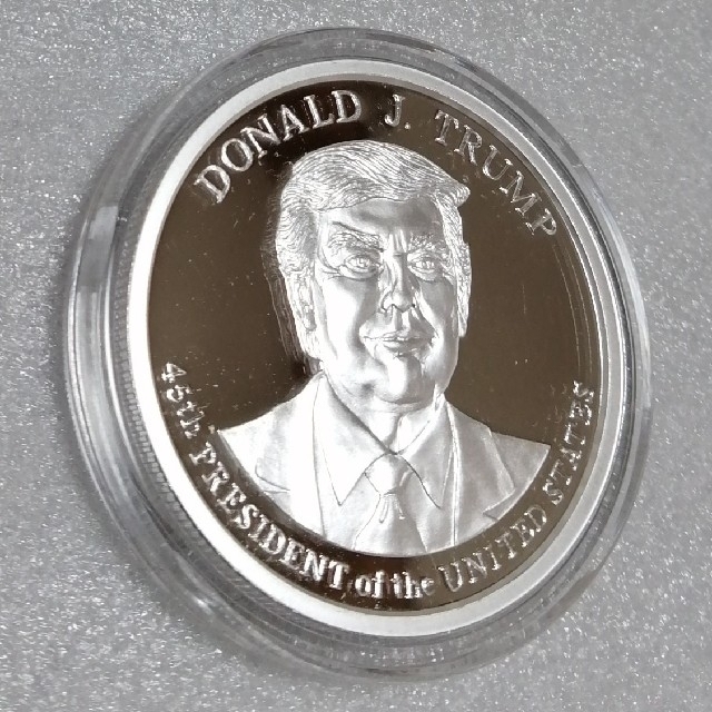 2020 トランプ 第45代 アメリカ大統領 銀 ラウンド 純銀 プルーフ