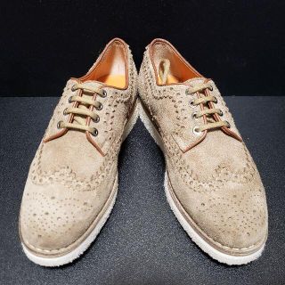 サントーニ(Santoni)のサントーニ（Santoni） イタリア製革靴 カーキ UK7.5(ドレス/ビジネス)