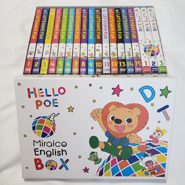 ミライコイングリッシュ　BOX  Miraico フォニックスDVD付