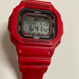 ジーショック(G-SHOCK)のG-SHOCK カシオ 腕時計 G-LIDE  レッド　赤(腕時計(デジタル))