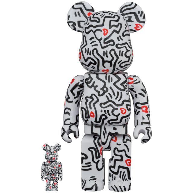 ベアブリックBE@RBRICK KEITH HARING #8 100％ & 400％