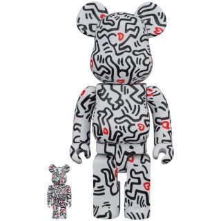 メディコムトイ(MEDICOM TOY)のBE@RBRICK KEITH HARING #8 100％ & 400％(その他)