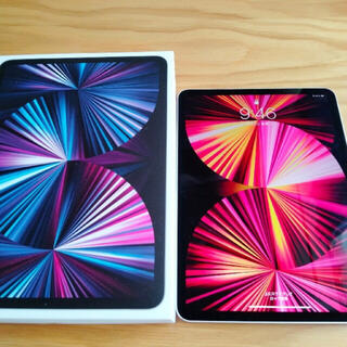 新品同様 第３世代 iPad Pro 11インチ 256GB M1 シルバー(タブレット)