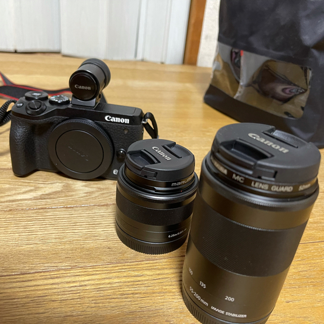 Canon EOS M6 MARK II (おまけが凄い！)一眼レフ スマホ/家電/カメラのカメラ(ミラーレス一眼)の商品写真