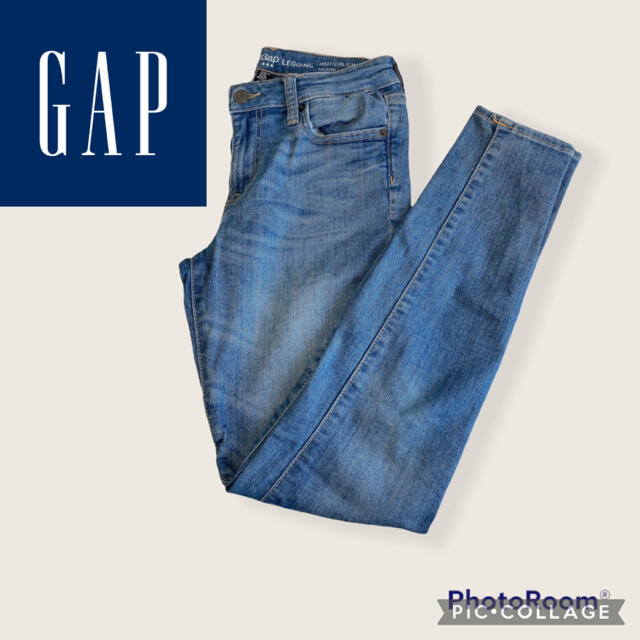 GAP(ギャップ)のGAP ギャップ　ストレッチデニム　ダメージジーンズ　レディース レディースのパンツ(デニム/ジーンズ)の商品写真