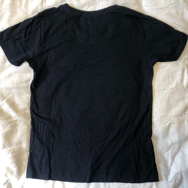 MUJI (無印良品)(ムジルシリョウヒン)の無印良品　黒Tシャツ レディースのトップス(Tシャツ(半袖/袖なし))の商品写真