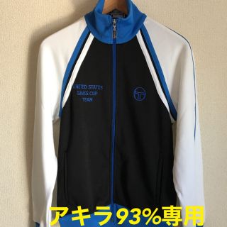 セルジオタッキーニ(Sergio Tacchini)の☆マッケンロー氏着用DAVIS CUPアメリカチームモデル☆当時物未使用お宝品☆(ジャージ)