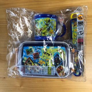 スケーター  ポケモン　450ml ランチボックス　セット　コップ　箸　ゼラオラ(弁当用品)