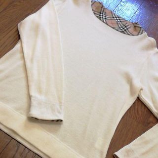 バーバリー(BURBERRY)の3 S 超美品　バーバリーゴルフ　BURBERRY　セーター　白　ニット(ニット/セーター)