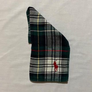 ポロラルフローレン(POLO RALPH LAUREN)のラルフローレン　ガーゼタオルハンカチチェック　中古品　#1071(ハンカチ/ポケットチーフ)