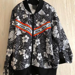 アディダス(adidas)のadidas レトロ花柄ジャージ　(Tシャツ/カットソー)