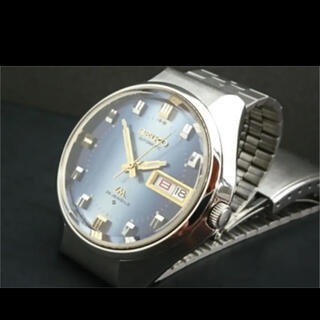 セイコー(SEIKO)のセイコー ロードマチック   LM ブルーグラデ文字盤 カットガラス　OH 美品(腕時計(アナログ))
