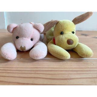 犬とくまのぬいぐるみ 香り付き 2体セット(ぬいぐるみ)