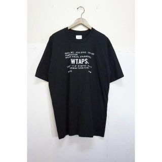 ダブルタップス(W)taps)の新品20AW WTAPSダブルタップス フロントロゴ Tシャツ L黒817L▲(Tシャツ/カットソー(半袖/袖なし))