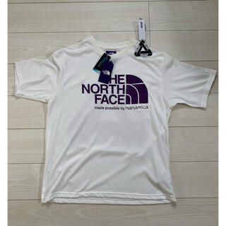 ザノースフェイス(THE NORTH FACE)のPALACE × THE NORTH FACE パレス ノースフェイス 白 L(Tシャツ/カットソー(半袖/袖なし))