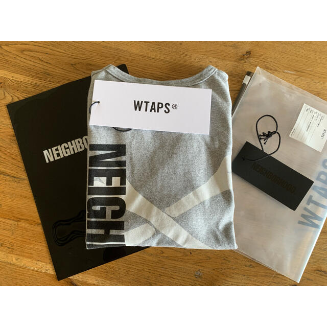 W)taps(ダブルタップス)のwtaps  neighborhood コラボ tシャツ サイズ3 グレー メンズのトップス(Tシャツ/カットソー(半袖/袖なし))の商品写真