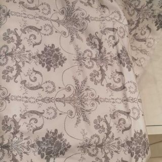 ローラアシュレイ(LAURA ASHLEY)のローラアシュレイ 生地　ツイル ダマスク YUWA 約110×50cm グレー(生地/糸)