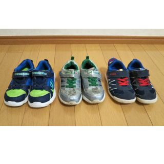 スケッチャーズ(SKECHERS)のスニーカー3足 16.0-17.0cm(スニーカー)