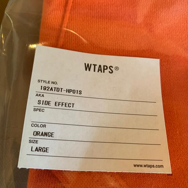 W)taps(ダブルタップス)のwtaps side effect hoodie L オレンジ　パーカー メンズのトップス(パーカー)の商品写真