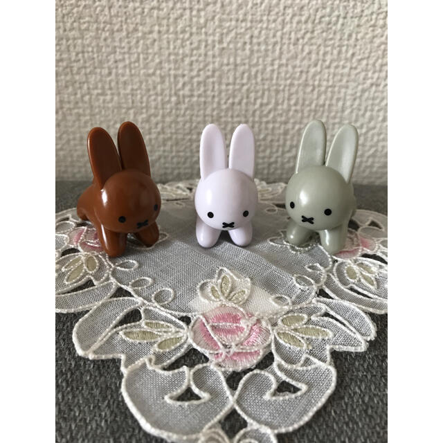 【新品】ミッフィー うさぎ　3個セット エンタメ/ホビーのおもちゃ/ぬいぐるみ(キャラクターグッズ)の商品写真