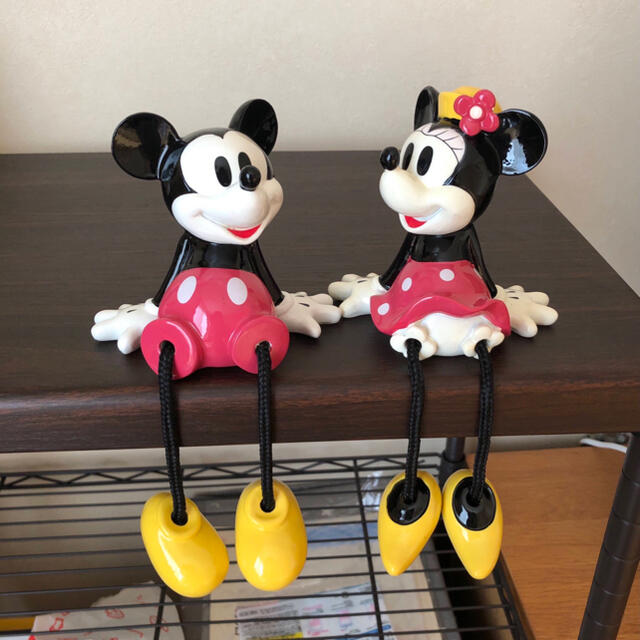 Disney - ディズニー ミッキー & ミニー 足ブラ フィギュア Disney - ディズニー ミッキー & ミニー 足ブラ フィギュア