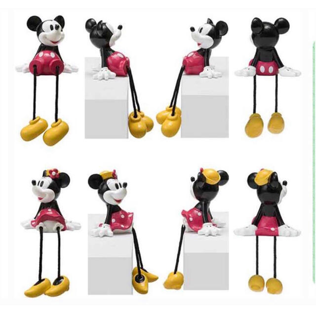 Disney - ディズニー ミッキー & ミニー 足ブラ フィギュア Disney - ディズニー ミッキー & ミニー 足ブラ フィギュア