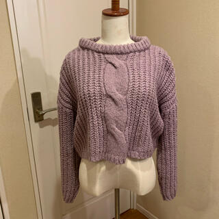 レトロガール(RETRO GIRL)の古着屋購入少しショート丈セーター(ニット/セーター)