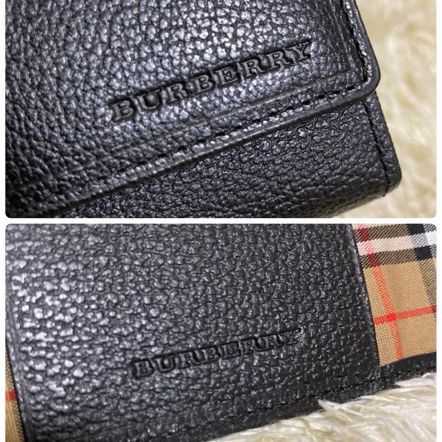 BURBERRY(バーバリー)の【新品】バーバリー　5連　キーケース　ノバチェック　レザー　収納○　ブラック  レディースのファッション小物(キーケース)の商品写真