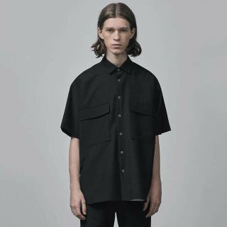 マーカ(marka)のmarka FLAP POCKET SHIRTS 1 BLACK(シャツ)