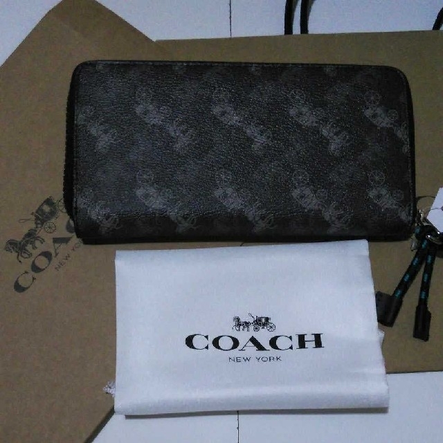 COACH(コーチ)の【COACH】 新品 正規品　長財布　 シグネチャー　 馬車柄 ペイント レディースのファッション小物(財布)の商品写真