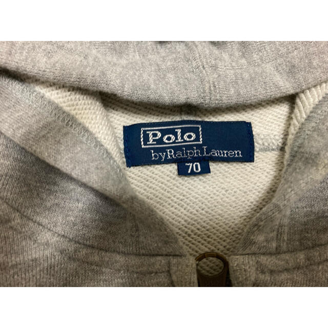 Ralph Lauren(ラルフローレン)のラルフローレン パーカー　ブルゾン　70 フード キッズ/ベビー/マタニティのベビー服(~85cm)(ジャケット/コート)の商品写真