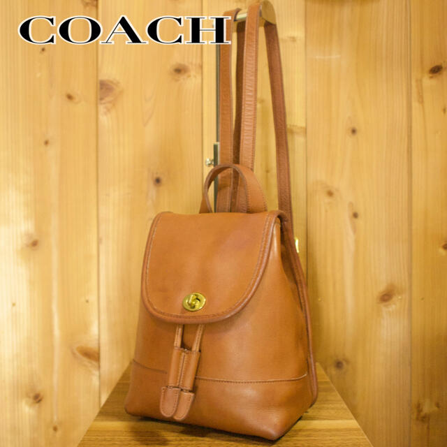 ☆美品☆OLD COACH オールドコーチ　リュック　ブラウン　グラブタンレザー