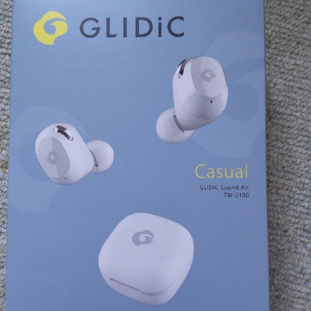 Softbank(ソフトバンク)の【再値下げ】glidic sound air tw-5100    ホワイト スマホ/家電/カメラのオーディオ機器(ヘッドフォン/イヤフォン)の商品写真