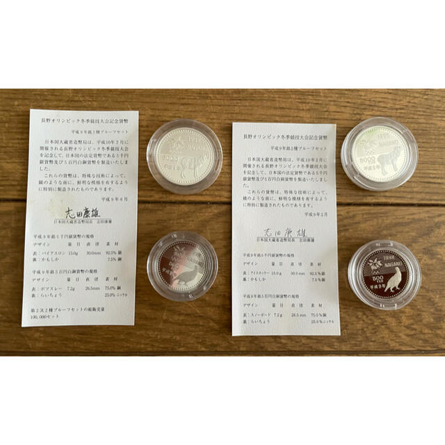 長野オリンピック プルーフ2種 長野オリン5000円4枚 大阪万博 長野オリンピック プルーフ2種 長野オリン5000円4枚 大阪万博