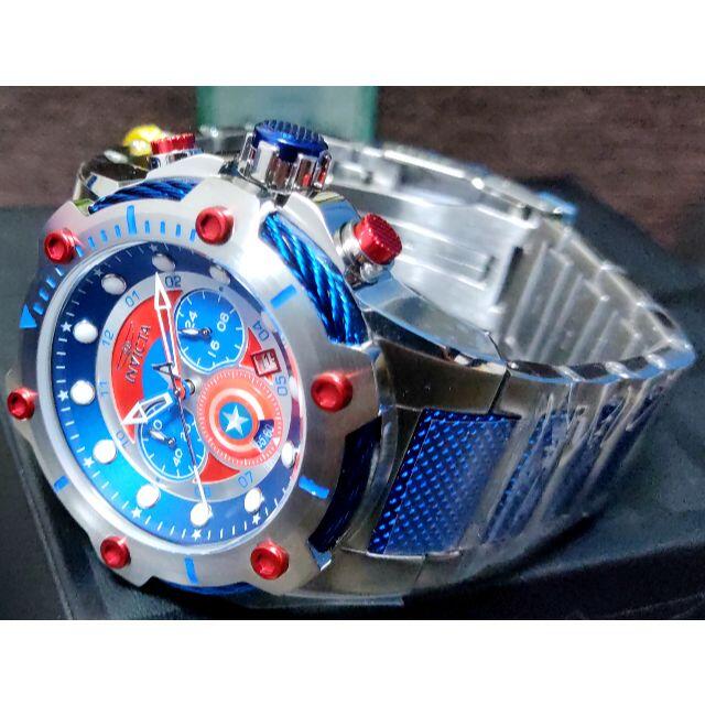 INVICTA(インビクタ)の1295ドル インビクタ BOLT キャプテンアメリカ 激レア デットストック！ メンズの時計(腕時計(アナログ))の商品写真