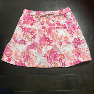 ユニクロ(UNIQLO)のスカート　ユニクロ　花柄　半ズボン　120 女の子(スカート)