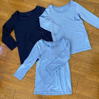 ユニクロ(UNIQLO)のUNIQLO ヒートテック kids110.120 3枚セット(下着)