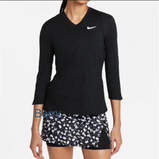 ナイキ(NIKE)の☆新品☆ NIKE ナイキ 新色　テニスウェア  3/4トップス　US-M(ウェア)