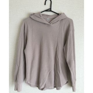 ユニクロ(UNIQLO)のユニクロワッフルプルパーカー(長袖)(パーカー)