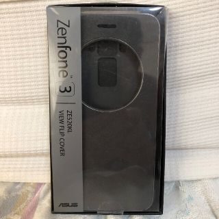 エイスース(ASUS)のZenfone3用 純正カバー　VIEW FLIP COVER （ほぼ未使用）(Androidケース)