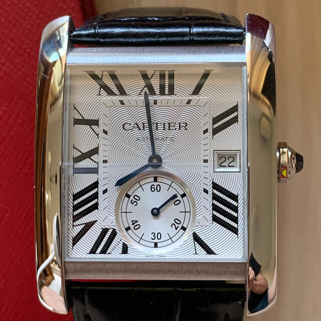 Cartier(カルティエ)のsuzzu197664様専用　タンクMC ホワイト　Cartier  メンズの時計(腕時計(アナログ))の商品写真